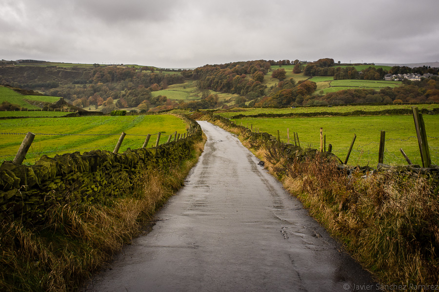 road countryside of Yorkshire