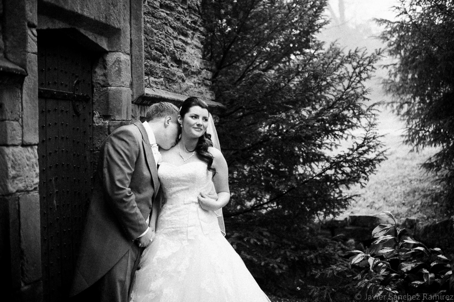 black & white wedding photography