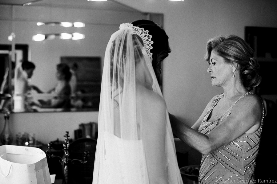 Bride getting ready wedding Spain
