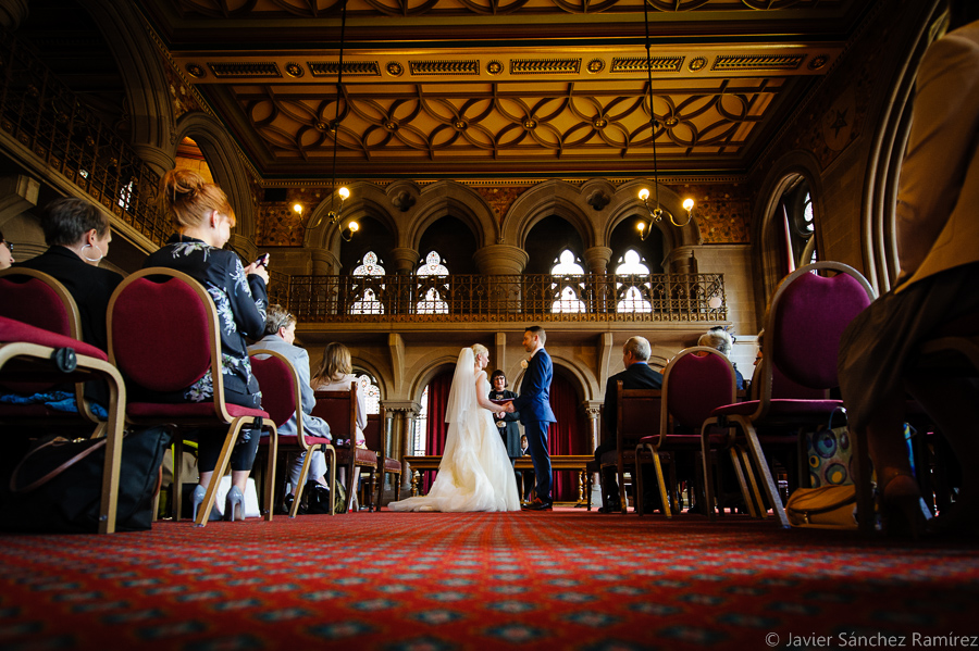 I do, getting married at Manchester Town Hall